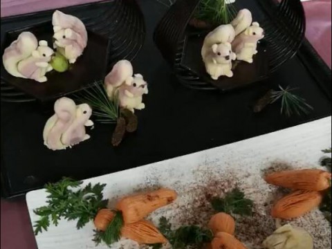 学生面点作品