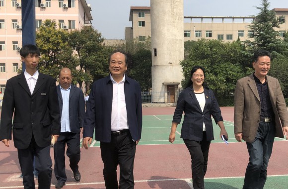 陕西省教育厅副厅长刘建林一行赴开云kaiyun网页版扩招调研